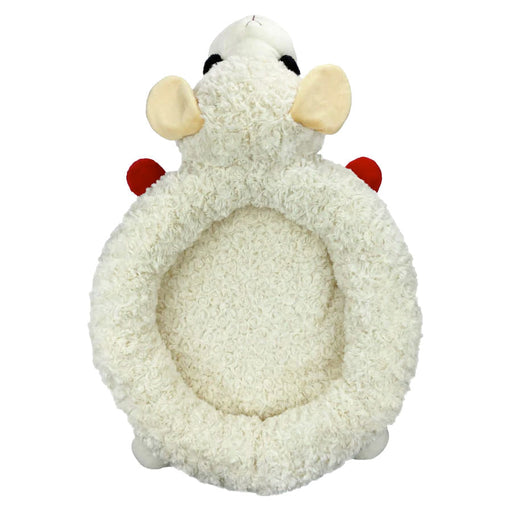 Lamb Chop Bed, 27" Cuddly Dog Bed -   