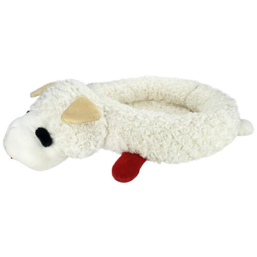 Lamb Chop Bed, 27" Cuddly Dog Bed -   