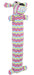 Spring Loofa Dog, Chevron, 12" -   