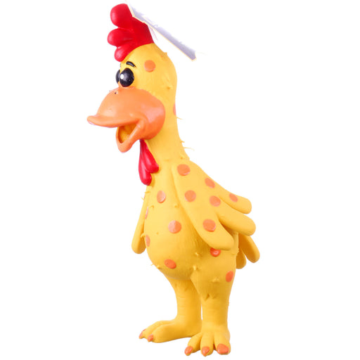 Globkens Latex Chicken Dog Toys - 11.5" Latex Chicken  