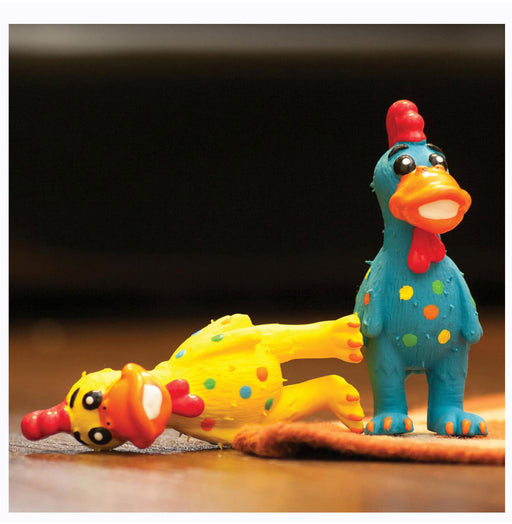 Globkens Latex Chicken Dog Toys - 11.5" Latex Chicken  