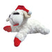 Christmas Lamb Chop Dog Toy (with Hat) - 6" Christmas Lamb Chop (with Hat)  