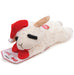 Christmas Lamb Chop Dog Toy (with Hat) - 10" Christmas Lamb Chop Dog Toy  