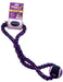 Nuts for Knots Rope Tug with Handle and Tennis Ball, Assorted, 14" -   