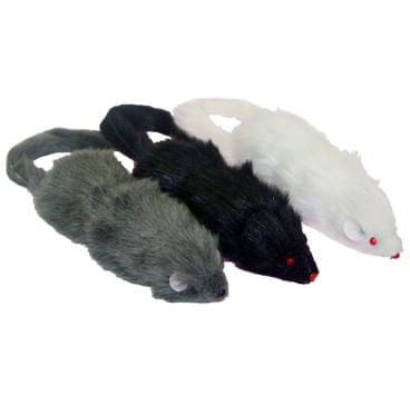 Long Mouse Cat Toy, 5.5" -   