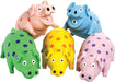 Globlets Stuffed Latex Pig Dog Toy - 9" Globlets (assorted)  