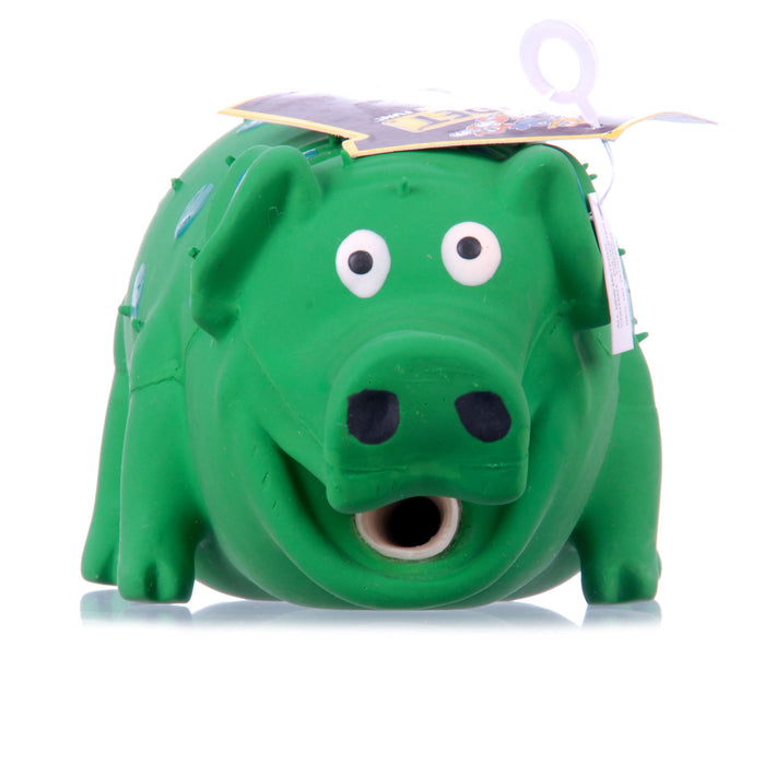 Globlets Stuffed Latex Pig Dog Toy - 9" Globlets (assorted)  