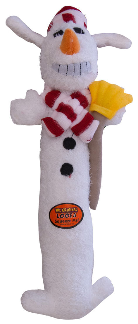 Loofa Dog Snowman - 12" Loofa Snowman  