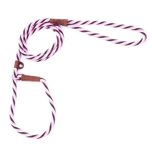 Mendota British Style Slip Lead, 1/2" - Pink Chocolate  