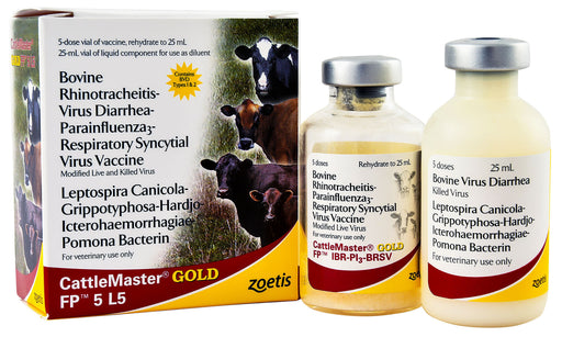 CattleMaster Gold FP 5 L5 - 5 Dose Vial  