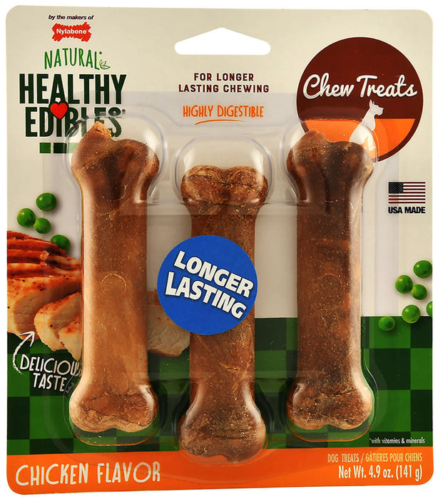 Nylabone Healthy Edibles, Regular (4.5"), 3 pack - Duck  