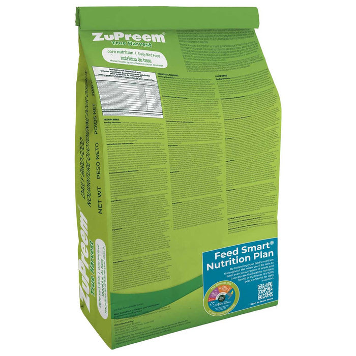 Alimento diario para pájaros ZuPreem Natural Premium
