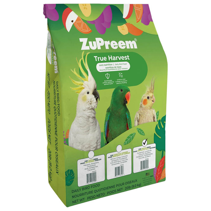 Alimento diario para pájaros ZuPreem Natural Premium