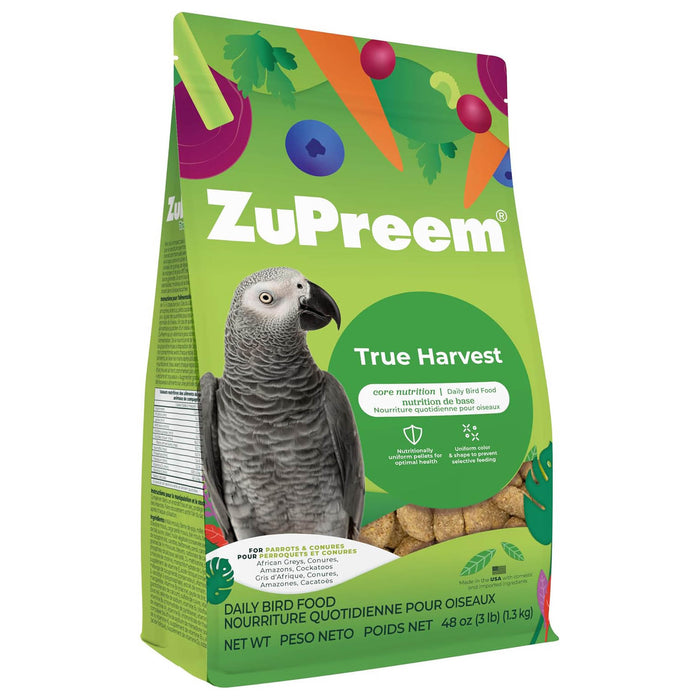 Alimento diario para pájaros ZuPreem Natural Premium