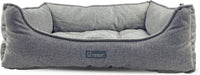 Nandog Gray Poplin Dog Bed -   