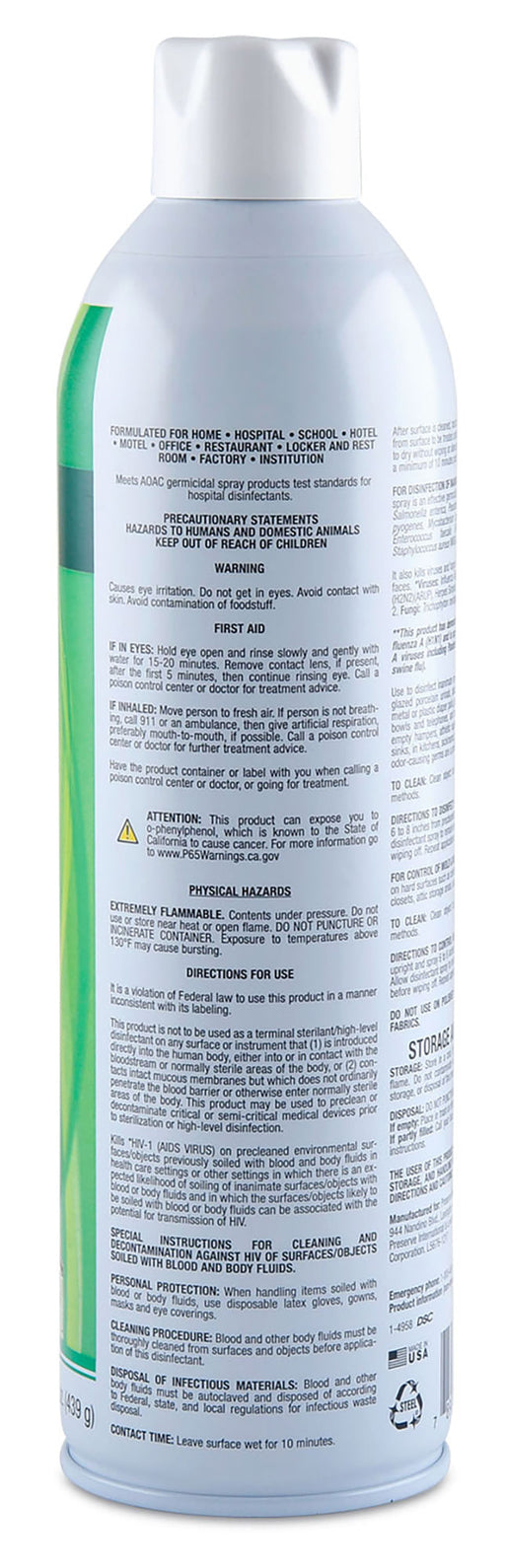 BioSentry BioPhene Spray Disinfectant -   