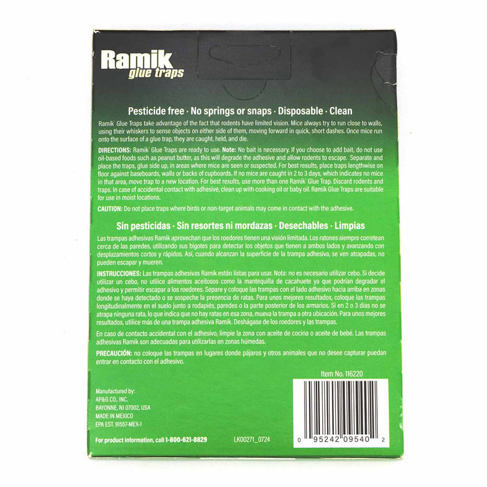 Ramik Glue Traps for Rats, Mice and Snakes – Safe, Non-Toxic Rodent Control