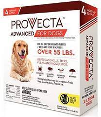 Provecta Advanced for Dogs, 4 Dose - Provecta Advanced for Dogs, XL, 55 lbs.& up  