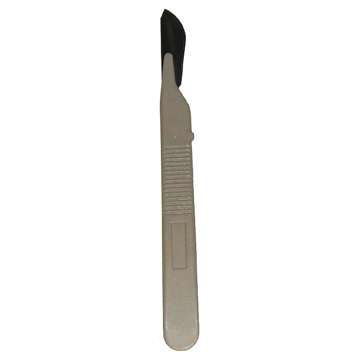 Veterinary Scalpel Blade with Plastic Handle, Disposable, Carbon Steel #22, Singles