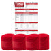 Jefers Horse Fleece Polo Wraps - Reusable Set of 4 and 1 Pack of Equine Health Record Color Red