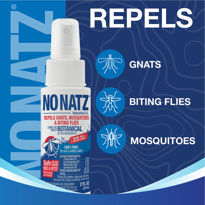 No Natz Bug Repellent Spray – Natural DEET-Free Formula for Horses, Dogs & Livestock