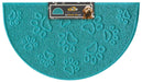 Pet Bowl Dining Mat Green Semicircle -   