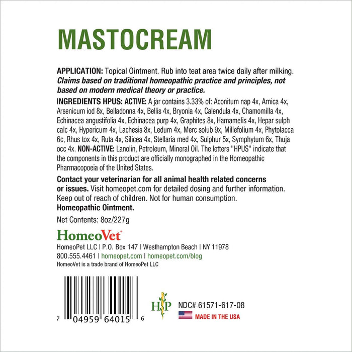 MastoCream para la mastitis