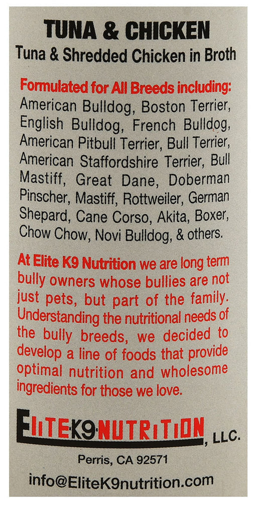 Maximum Bully Tuna & Shredded Chicken in Broth, 13.2 oz - Maximum Bully Tuna/Shredded Chicken in broth, each  