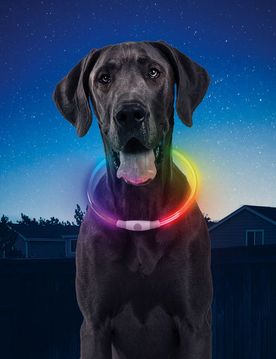 NiteHowl Rechargeable LED Safety Necklace -   