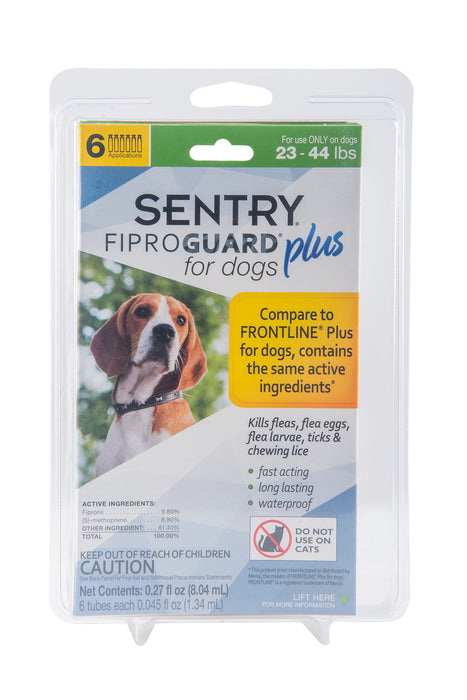 SENTRY Fiproguard Plus for Dogs, 6 Pack - SENTRY Fiproguard® Plus for Dogs 23-44lb, 6 count  