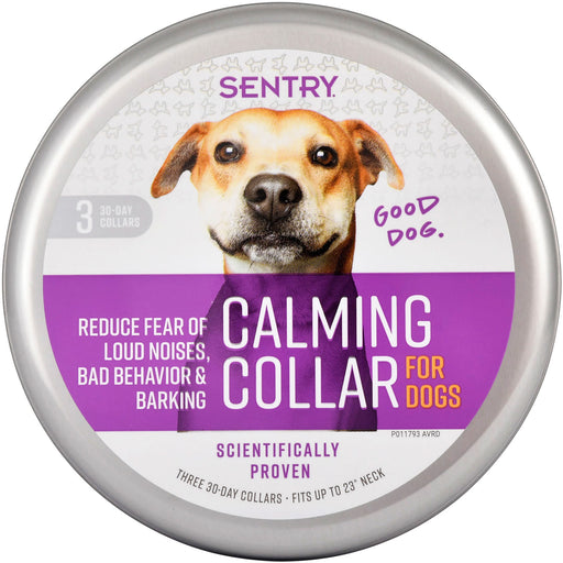 SENTRY Calming Collars for Dogs, 3 Pack - Sentry Dog Calming Collar, 3 pack  