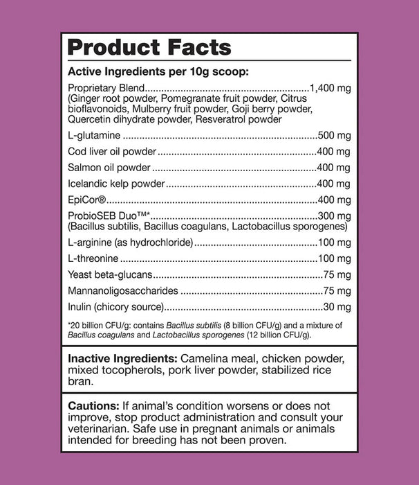 Fórmula digestiva e inmunitaria K9 Power Digest Forte para perros