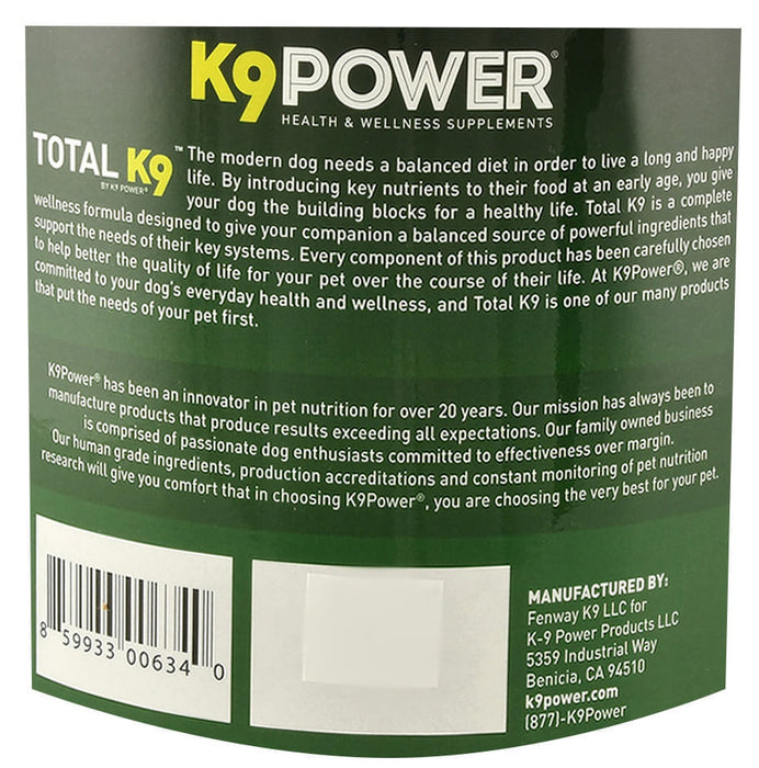 Total K9 Health Supplement for Dogs of All Ages - Total K9, 2 lb  