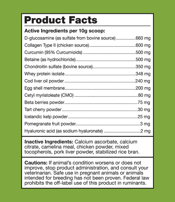 Fórmula de apoyo articular fuerte K9 Power Joint para perros
