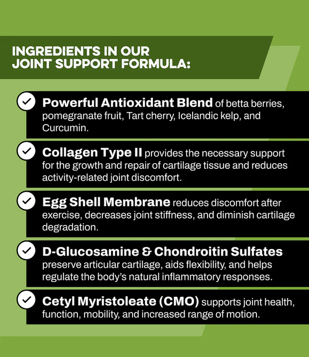 Fórmula de apoyo articular fuerte K9 Power Joint para perros