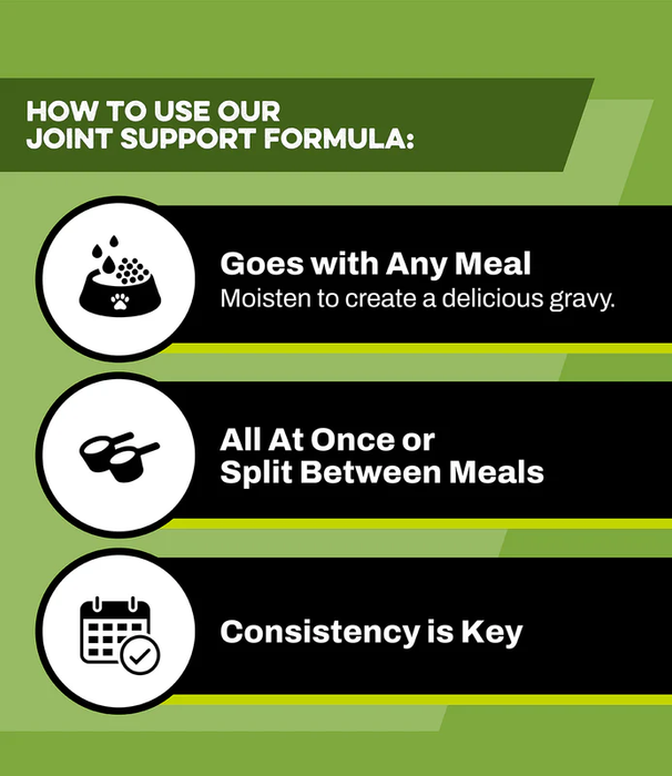 Fórmula de apoyo articular fuerte K9 Power Joint para perros