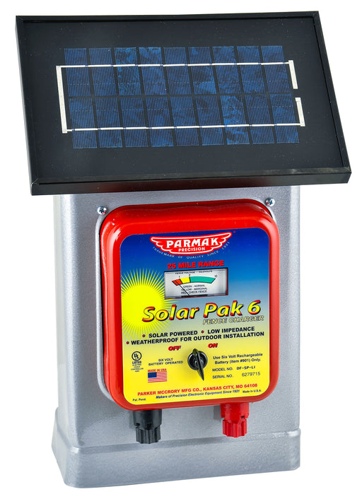 Parmak Solar-Pak 6 - Parmak Solar-Pak 6 (6 volt) Charger  