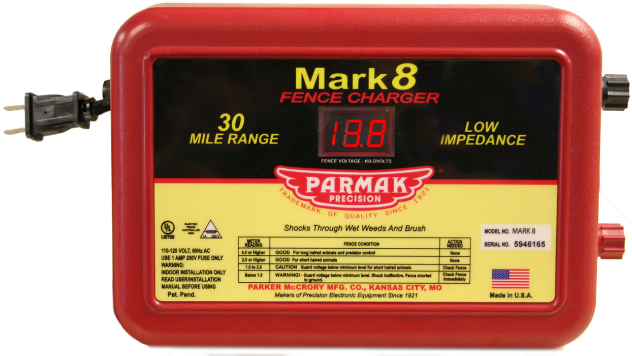 Parmak Mark 8 Fence Charger -   