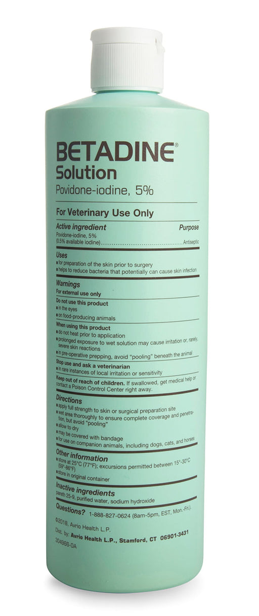 Betadine Solution (Povidone Iodine) - Betadine Solution, 16 oz  