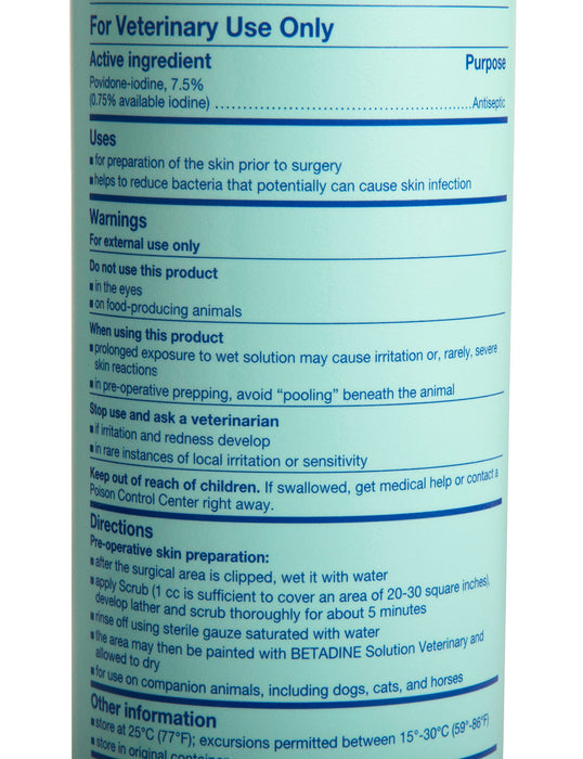 Betadine Surgical Scrub (Povidone Iodine) - Betadine Surgical Scrub, 16 oz  