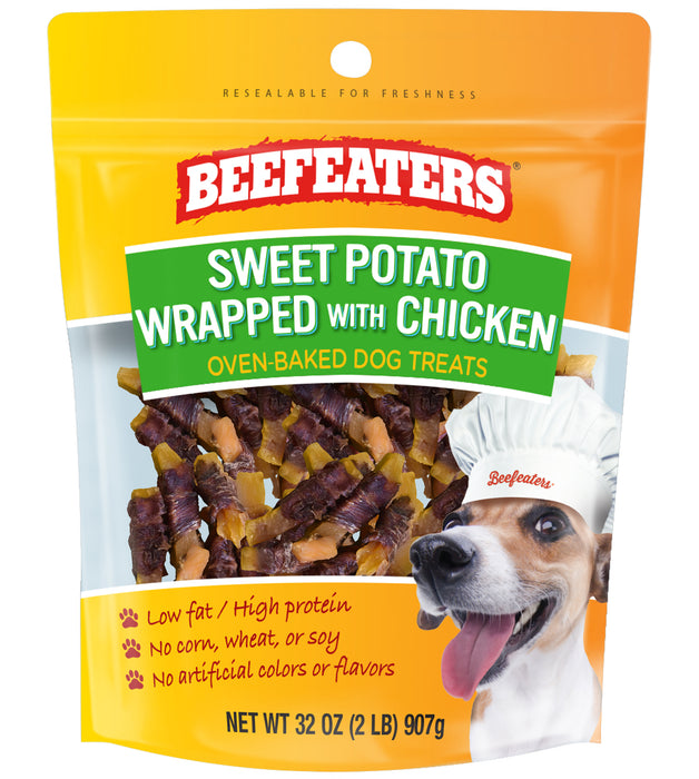 Sweet Potato Wrapped with Chicken 8/32oz BFT Color Brown