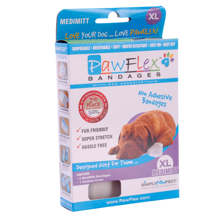 PawFlex™ MediMitt Disposable Bandages - PawFlex MediMitt Disposable Bandages, X Large  