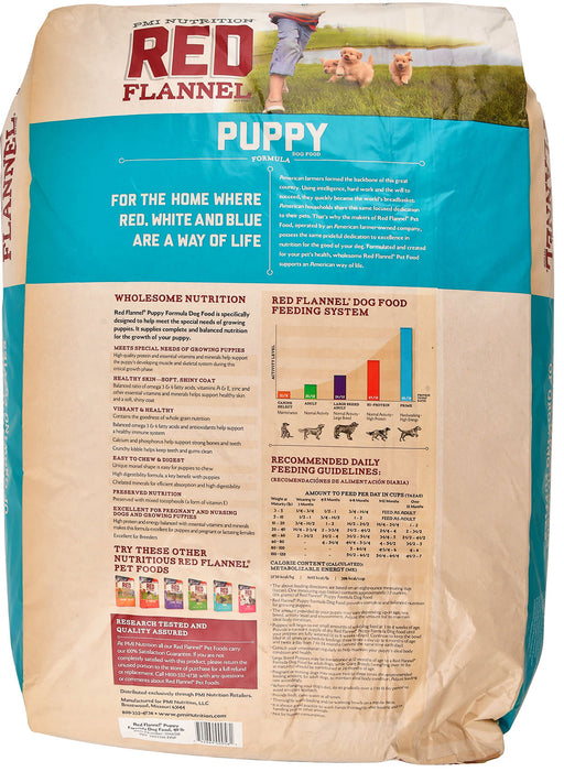 Purina Red Flannel Puppy Food -   