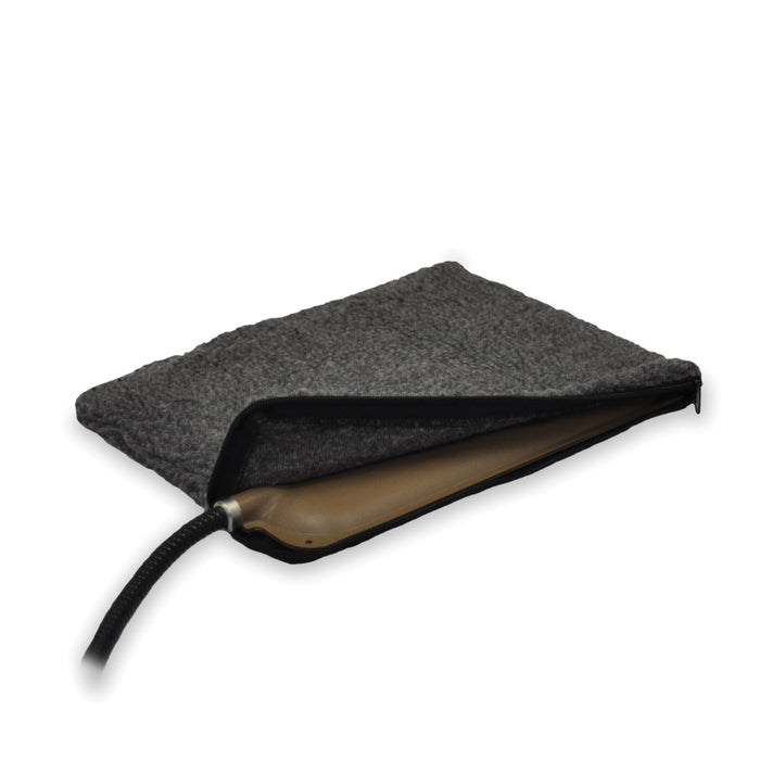 K&H Small Animal Heated Pad (& Accessories) - Deluxe Cover for Small Animal Heated Pad, Gray  