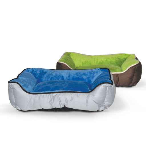 K&H Self-Warming Lounge Sleeper, Small - Mocha/Green Self-Warming Lounge Sleeper, Small  