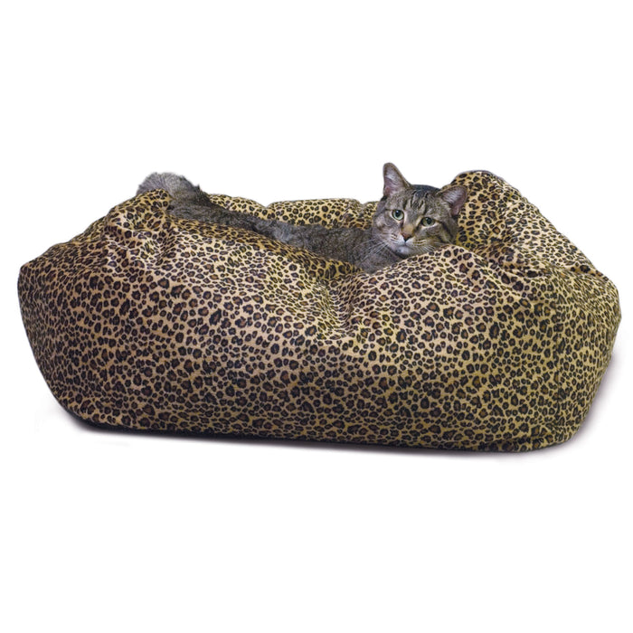 Kitty Cuddle Cube, Leopard -   