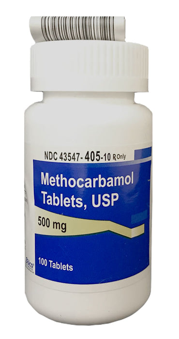 Rx Methocarbamol Tablets - Rx Methocarbamol 500mg x 100 tablets  