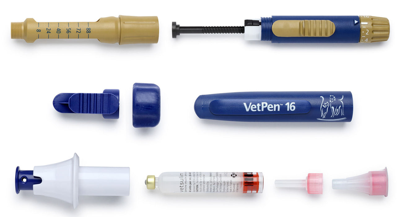 Rx Vetsulin VetPen Device Starter Kit - Rx Vetsulin VetPen Device, 16IU Starter Kit  