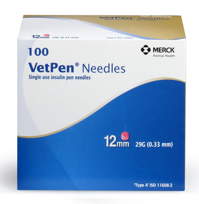 Rx Vetsulin VetPen Needle, 12 mm, 100 ct -   