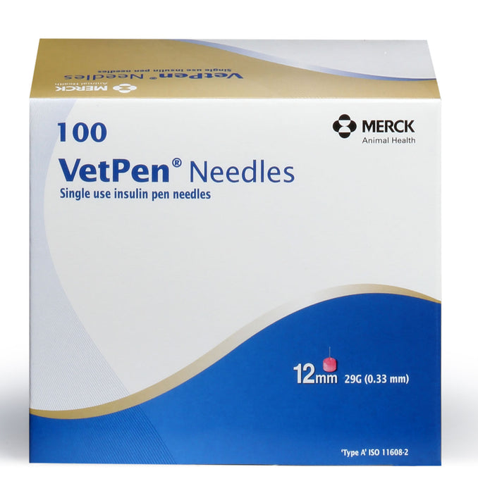 Rx Vetsulin VetPen Needle, 12 mm, 100 ct -   